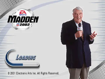 Madden NFL 2002 (US) screen shot title